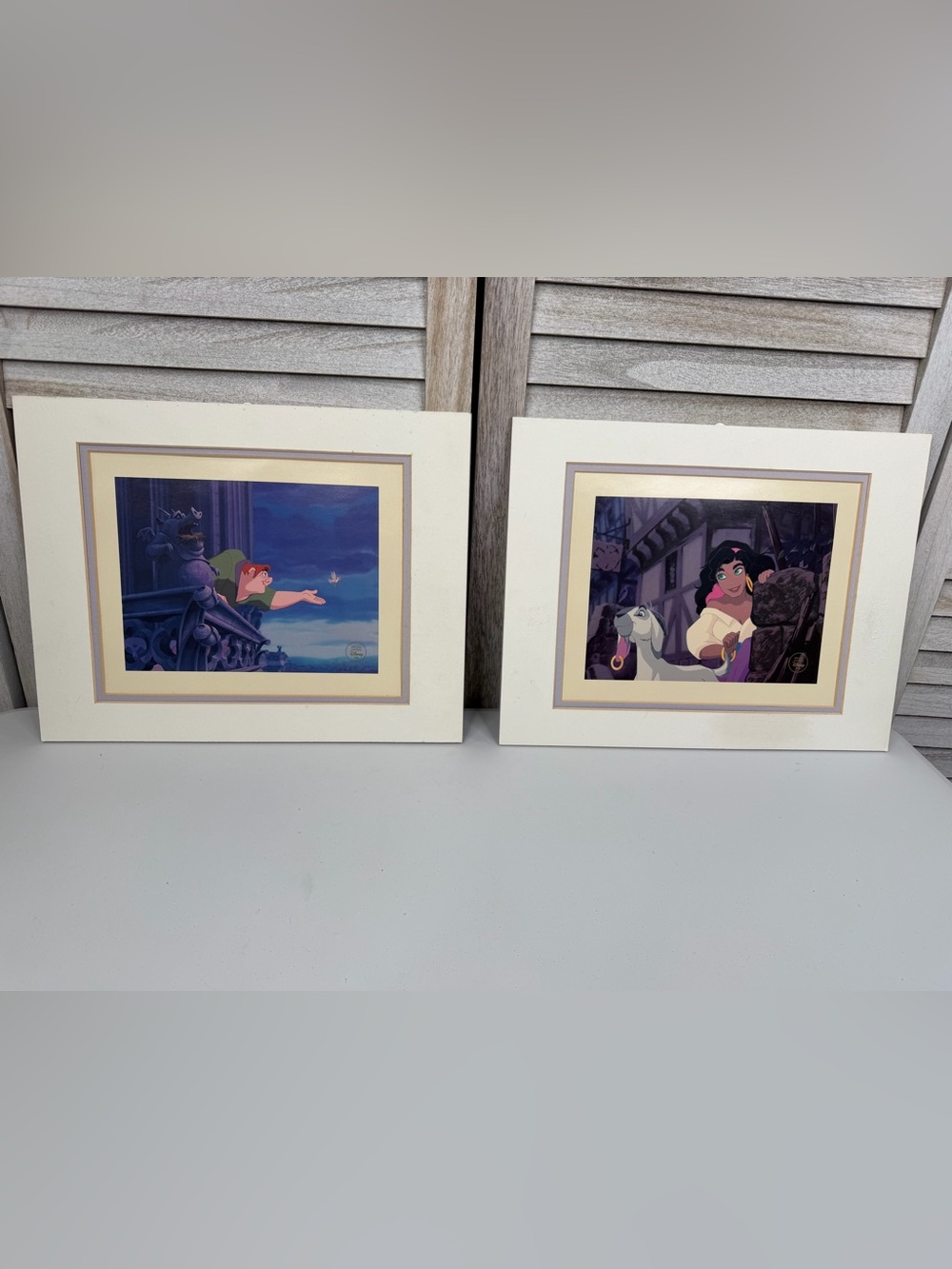 DISNEY Hunchback of Notre Dame 1996 Limited Edition Lithographs-8"x10"